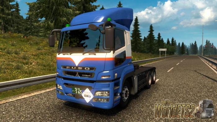 Fuso mitsubishi great super mod truck euro simulator v1 ets2 beta mods supergreat ets lt ets2mods december 1864 downloads