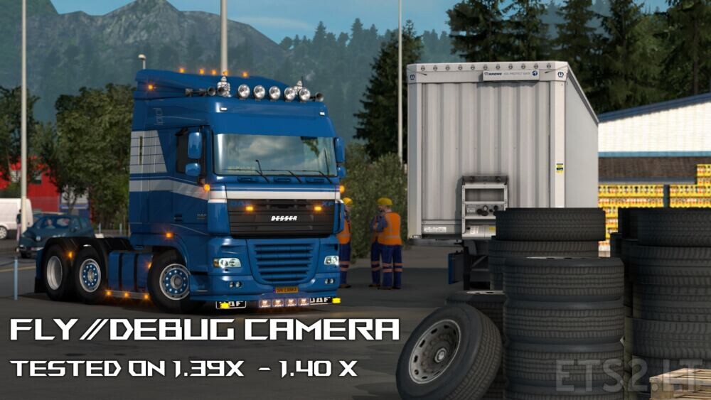 Download Mod Debug Camera ETS2: Mod Kamera untuk Pengaturan Lebih Baik